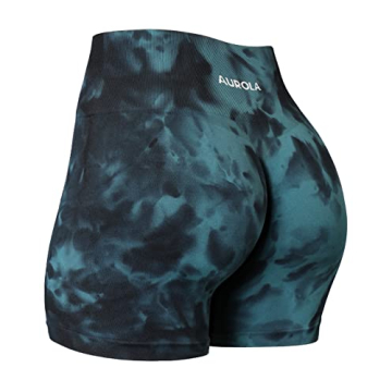 AUROLA Dream Tie Dye Workout Shorts - Soft & Stylish Activewear