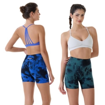AUROLA Dream Tie Dye Workout Shorts for Women