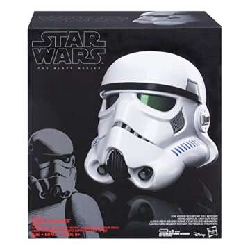 Star Wars The Black Series Imperial Stormtrooper Electronic Voice Changer Helmet, Collector Item, Ag...