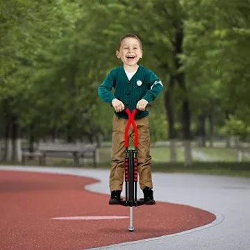 Willingfun Pogo Stick for Kids Age 7, 8, 9, 10 and Up, Pogo Stick Adult, 80 to 160 Lbs, Pro Master Pogo Stick - Black