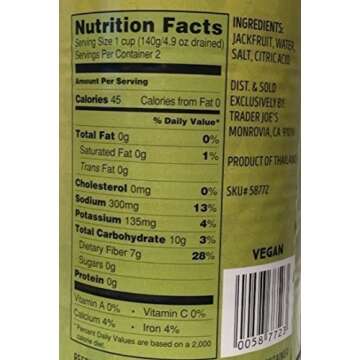 Trader Joe’s Green Jackfruit in Brine