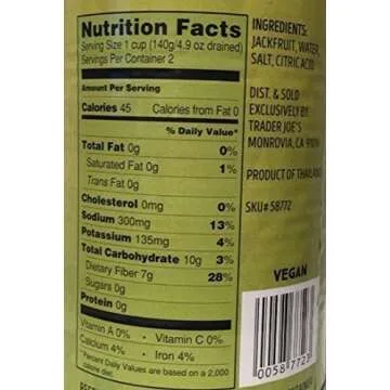 Trader Joe’s Green Jackfruit in Brine