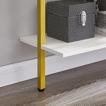 PRAISUN Ladder Shelf - Chic 5-Tier Wall-Mounted Bookshelf