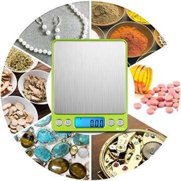 AMIR Digital Kitchen Scale for Precise Measurements in Cooking