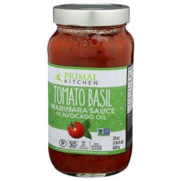 Primal Kitchen Marinara Sauce, Tomato & Basil, 24 oz