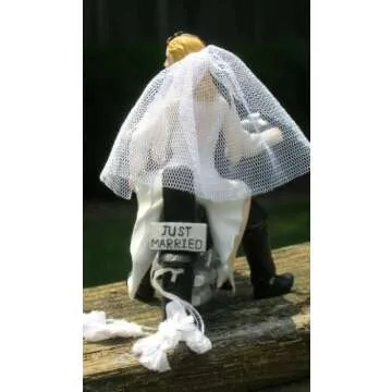 Motorcycle Biker Wedding Cake Topper By Magical Day