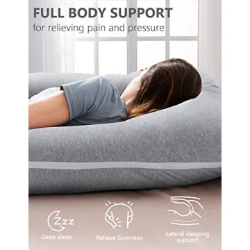 AngQi U Shaped Pregnancy Pillow for Support and Comfort