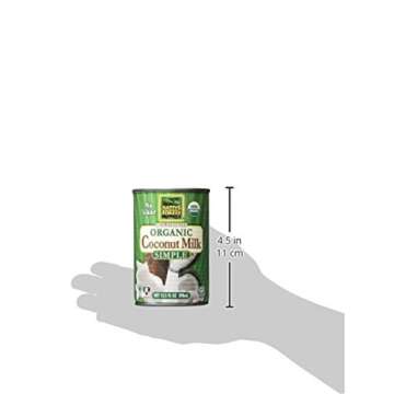 Native Forest Organic Coconut Milk Unsweetened - Coconut Milk Canned, Unsweetened Coconut Milk Organic, Simple - 13.5 Fl Oz (Pack of 3)