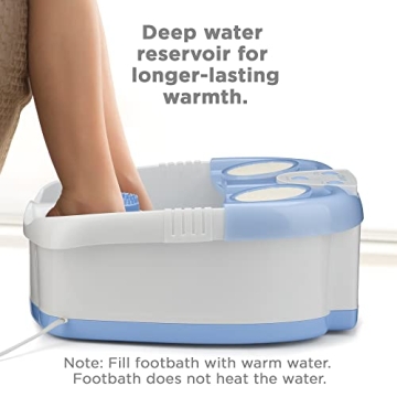 Conair Waterfall Foot Spa with Bubbles and LED Lights