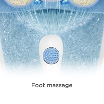 Conair Waterfall Foot Spa with Bubbles and LED Lights
