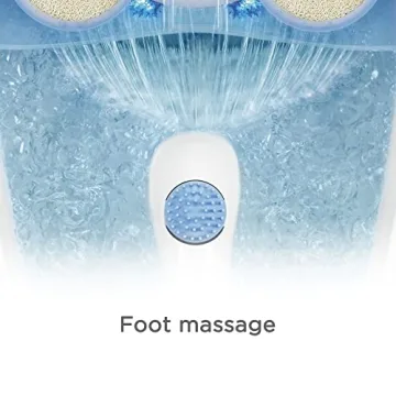 Conair Waterfall Foot Spa with Bubbles and LED Lights