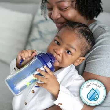 Dr. Brown's Insulated Straw Cup - Spill-Proof 2-Pack