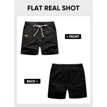 Men’s Casual Cotton Linen Shorts for Summer Style