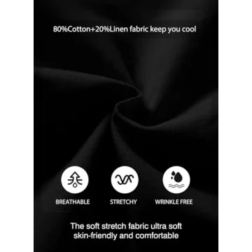 Men’s Casual Cotton Linen Shorts for Summer Style