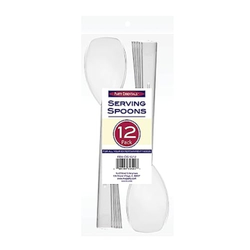 Party Essentials 9" Serving Spoons - 12 Count
