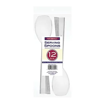 Party Essentials 9" Serving Spoons - 12 Count