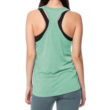 Stylish Women's 5 Pack Racer Back Active Tanks