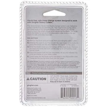 Gingher 45 mm Rotary Blade Refill for Seamless Cutting