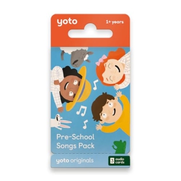 Yoto Pre-School Songs Pack - Fun Audio Cards for Kids