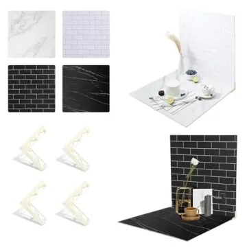 BEIYANG 2-Sided Photo Backdrop Boards - Perfect for Food Photography!