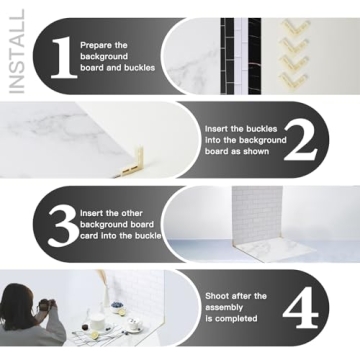 2-Sided Photo Backdrop Boards for Stunning Photography