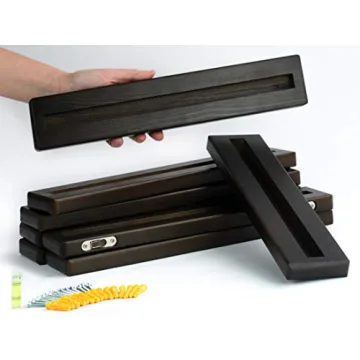 LABEND HOME Record Shelves Set of 8 for Vinyl Display