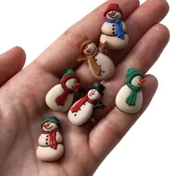 Buttons Galore & More Snowmen 50 Piece Assortments of Novelty Buttons for Sewing and Crafts
