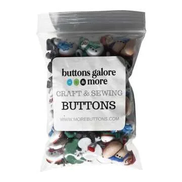 Buttons Galore & More Snowmen 50 Piece Assortments of Novelty Buttons for Sewing and Crafts