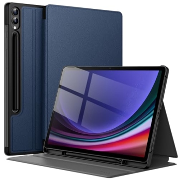 JETech Case for Samsung Galaxy Tab S10/S9 Plus 12.4-Inch with S Pen Holder, Slim Folio Stand