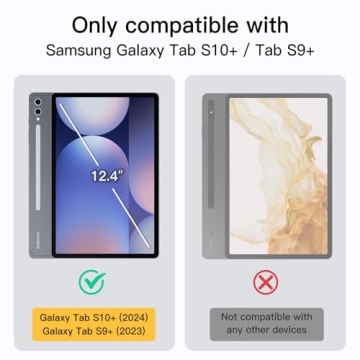 JETech Case for Samsung Galaxy Tab S10 Plus/S9 Plus