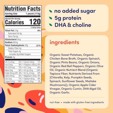 Cerebelly Organic Sweet Potato Chicken Pouches for Babies