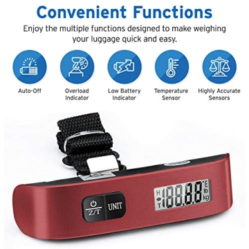 Etekcity Digital Luggage Scale with Temperature Sensor