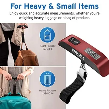 Etekcity Digital Luggage Scale with Temperature Sensor