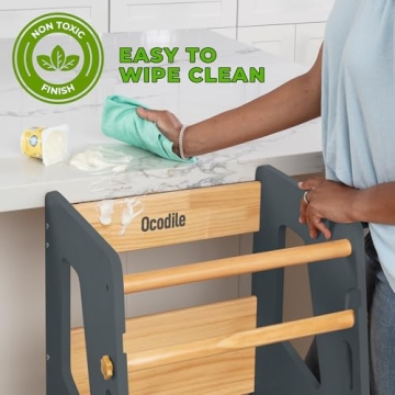 Adjustable Toddler Standing Tower - Safe Kitchen Stool