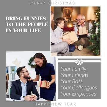 2025 Desk Calendar Wood Dodecahedron, DnD Gifts for Men, Funny Office Gifts for Coworkers, Unique Mens Desk Accessories, Christmas Gift Ideas for Boss Male, Employee, White Elephant Exchange