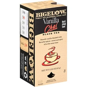 Bigelow Vanilla Chai Black Tea Bags 28-Count Pack