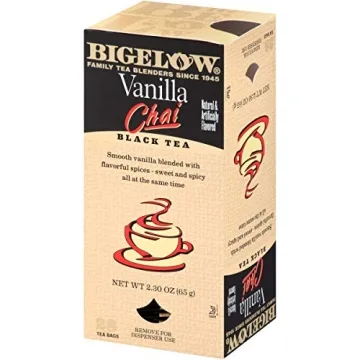 Bigelow Vanilla Chai Black Tea Bags 28-Count Pack