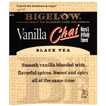 Bigelow Vanilla Chai Black Tea Bags 28-Count Pack