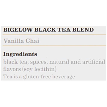 Bigelow Vanilla Chai Black Tea Bags 28-Count Pack