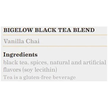 Bigelow Vanilla Chai Black Tea Bags 28-Count Pack