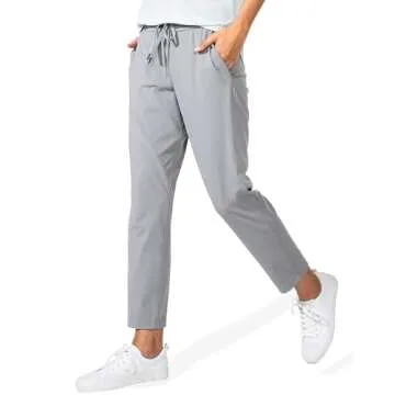 Stylish Women's 7/8 Stretch Sweatpants with Pockets