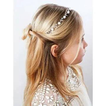SWEETV Flower Girl Headpiece for Princess Look
