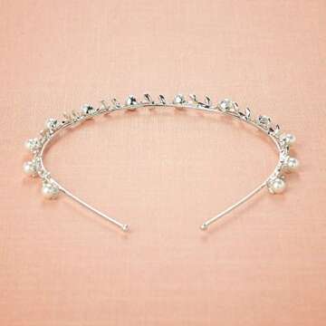 SWEETV Flower Girl Headpiece for Princess Look