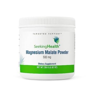 Seeking Health Magnesium Malate Powder - Support Bone & Muscle Health with Dimagnesium Malate Formul...