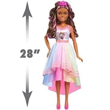 Enchanting Barbie Unicorn Party Doll for Kids