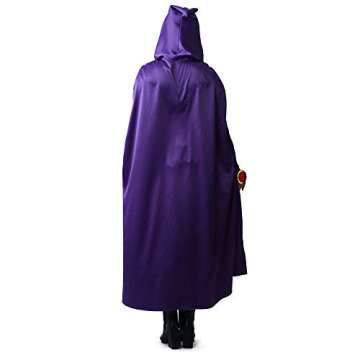 miccostumes Women's Costume Magical Girl Cosplay Fighting Bodysuit Full Set With Purple Hooded Cloak...