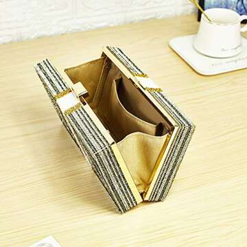 Luxury Crystal Money Evening Bag for Women - Sparkling Fashion