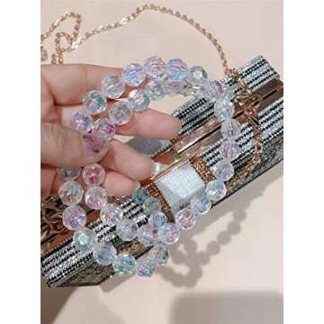 Luxury Crystal Money Evening Bag for Women - Sparkling Fashion