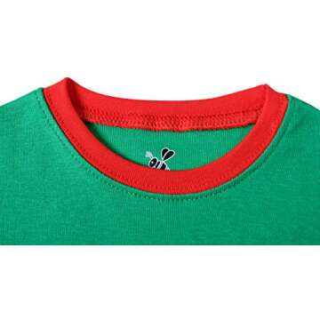 Little Boys Girls Christmas Cotton Pajamas Children Santa Claus PJS Gift Set Kids Sleepwear Clothes 2t