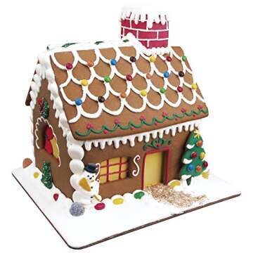Fox Run Gingerbread House Cookie Cutter Bake Set for Holiday Fun